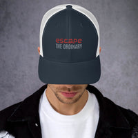 Classic Snapback Trucker Cap with mesh backing, adjustable snapback for trendy streetwear