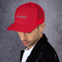 Red Classic Snapback Trucker Hat, an adjustable snapback perfect for streetwear style