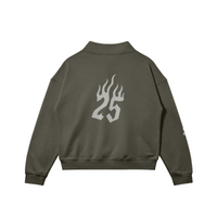 CLUB 2025 Performance Zip Sweatshirt - Military Green