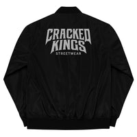Cracked Kings Premium Bomber Jacket – Black Edition