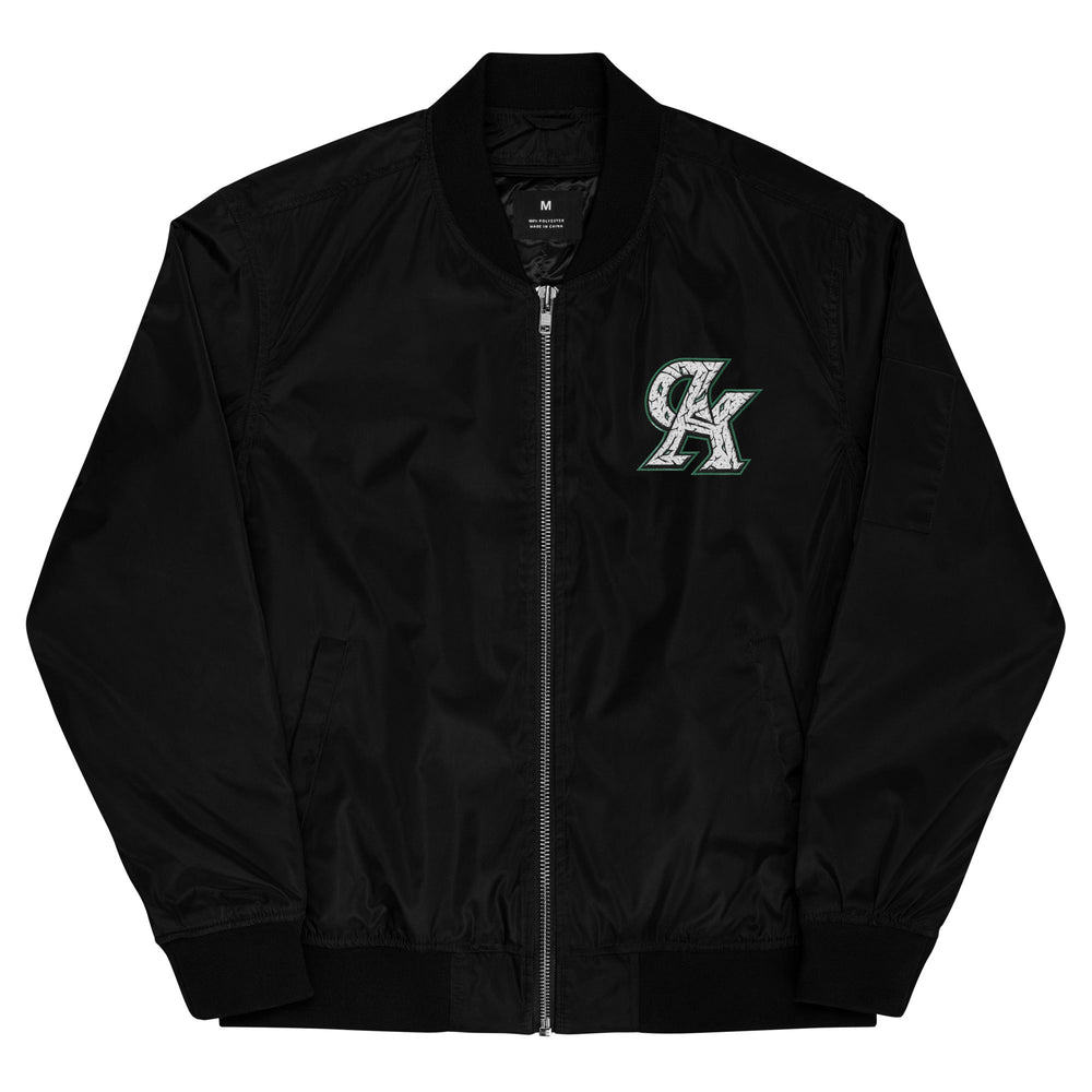 Cracked Kings Premium Bomber Jacket – Black Edition XS