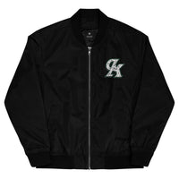 Cracked Kings Premium Bomber Jacket – Black Edition XS