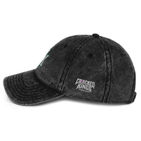 Cracked Kings Vintage CK Monogram Cap - BLACK