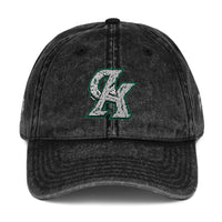 Cracked Kings Vintage CK Monogram Cap - BLACK