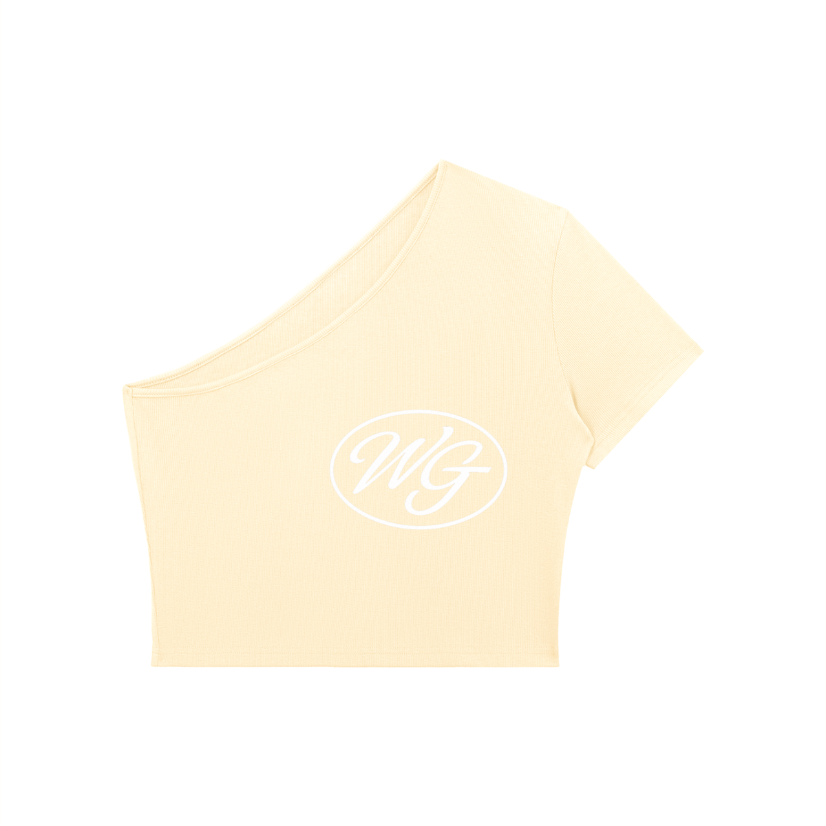 Women's One-Shoulder Crop T-Shirt