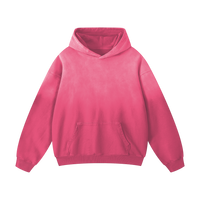 Heavyweight Sunfade Oversized Hoodie Pink
