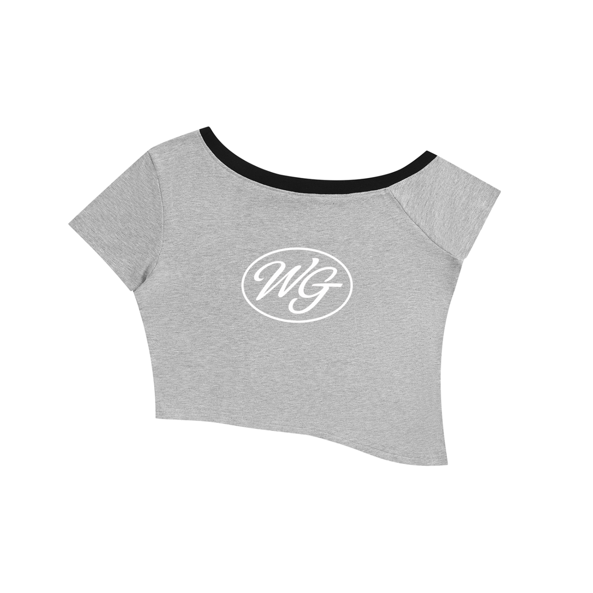 Women's Color Block Off-the-Shoulder T-Shirt