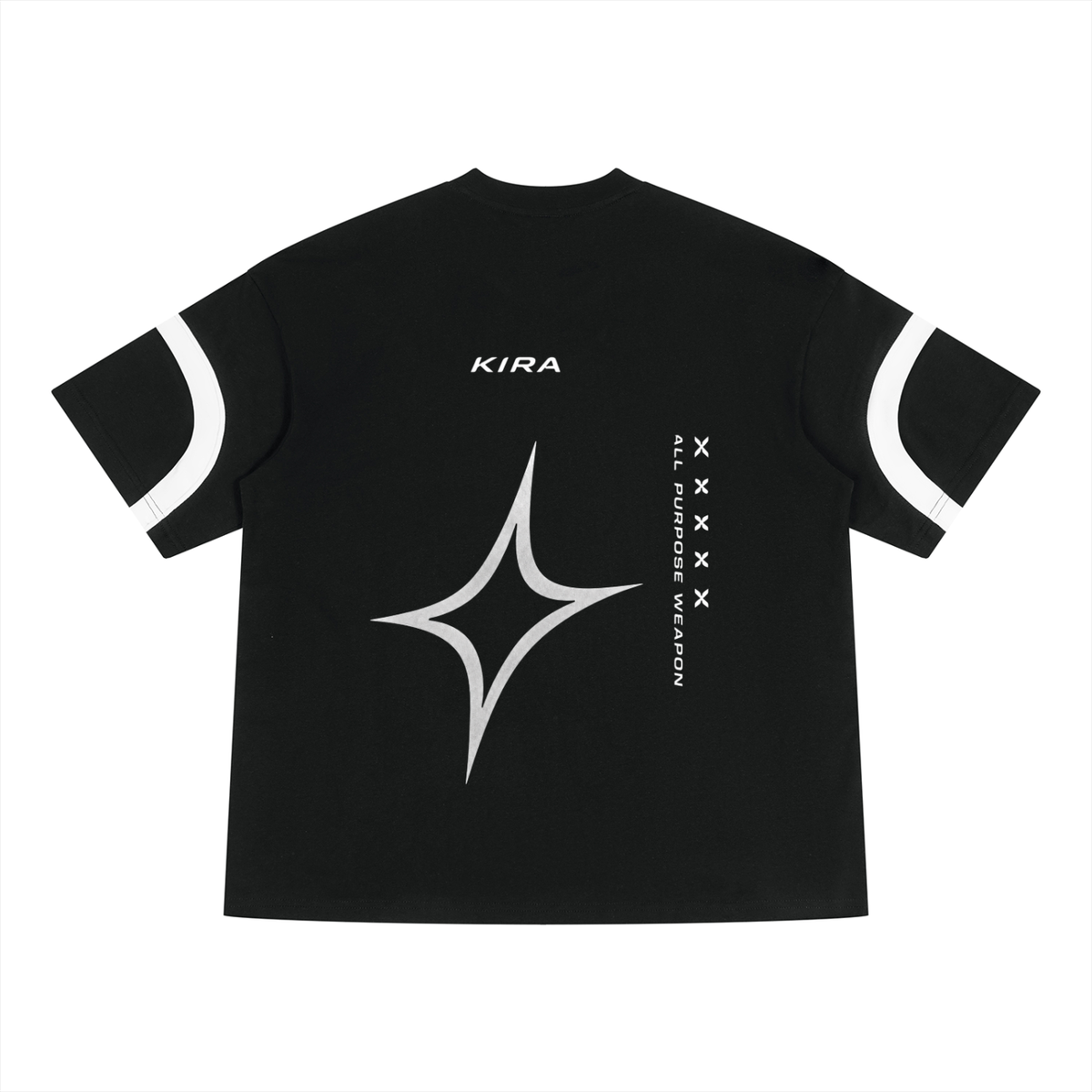Unisex Color Block V-Neck T-Shirt