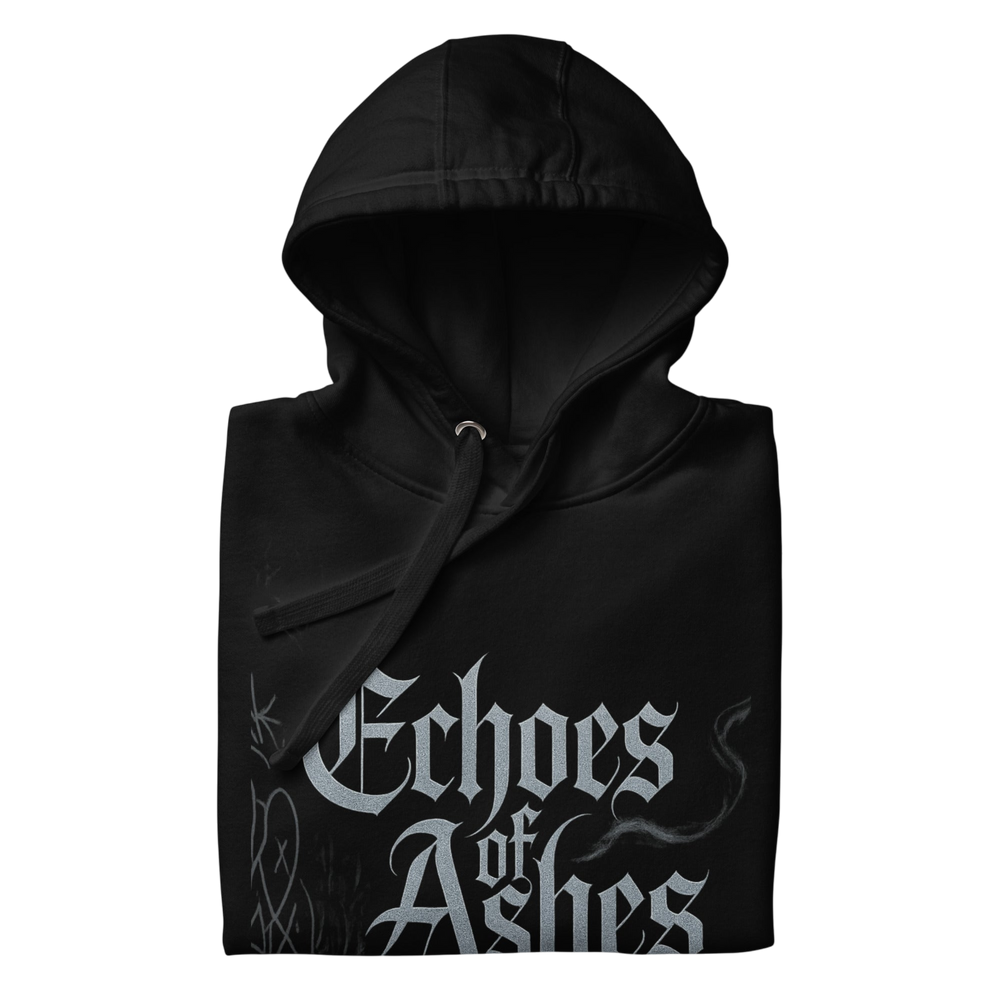 Echoes of Ashes™ Gothic Streetwear Hoodie - S