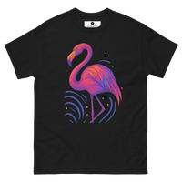 Electric Flamingo Vibes Tee - Black - S