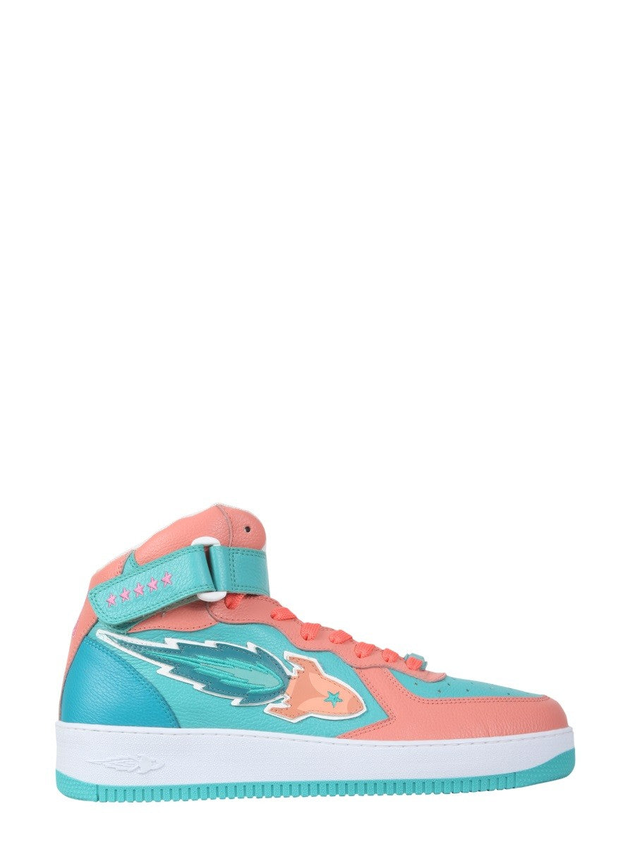 ENTERPRISE JAPAN Retro Coral High Tops - ENTERPRISE JAPAN / Pink / 40