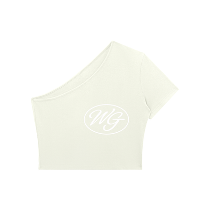 Women's One-Shoulder Crop T-Shirt