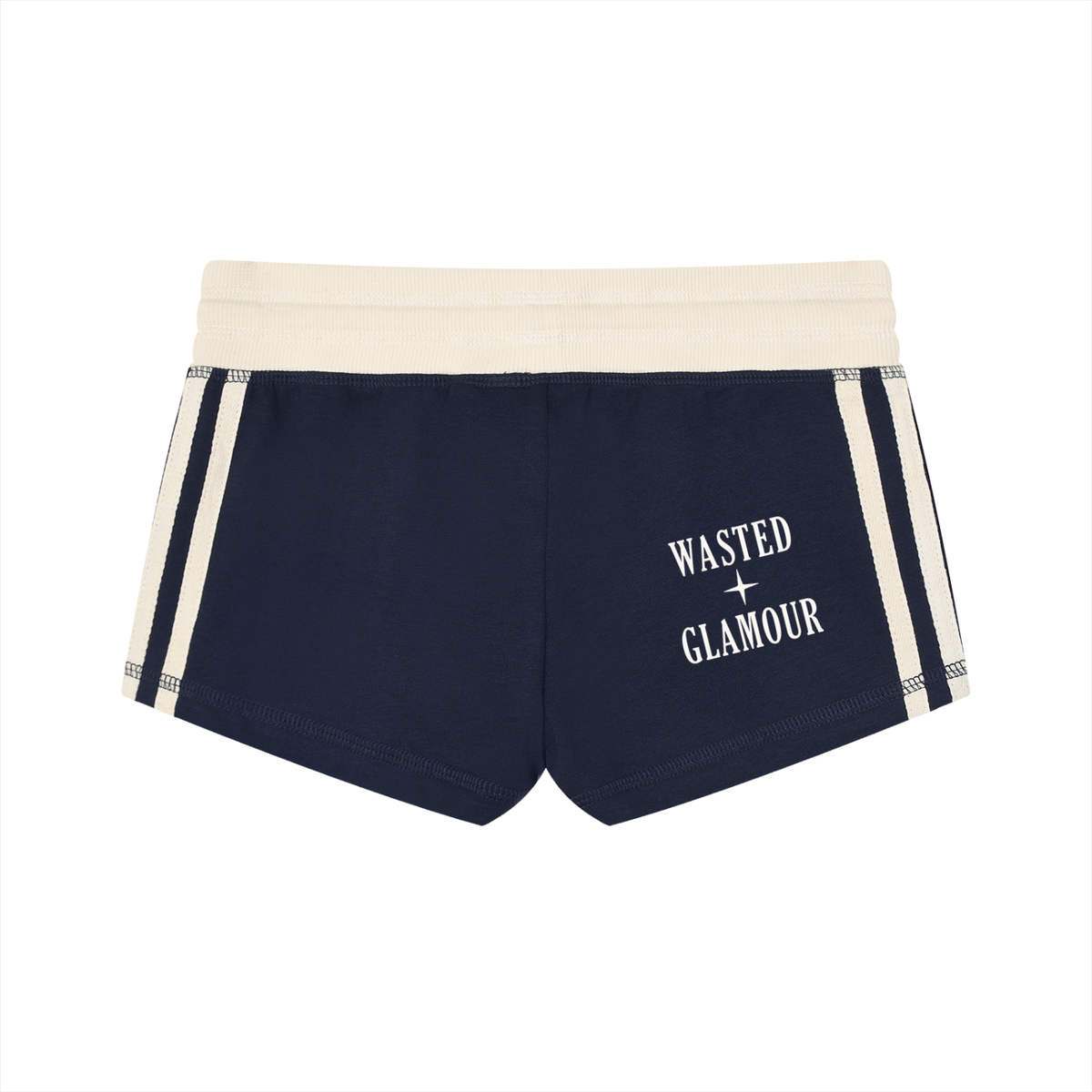 Women's Contrast Stripe Track Shorts