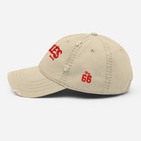 Fearless Distressed Dad Cap - Beige - Beige / One size