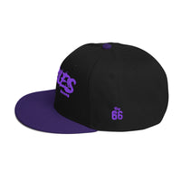 Fearless Strong Graffiti Snapback Hat - Black / One size