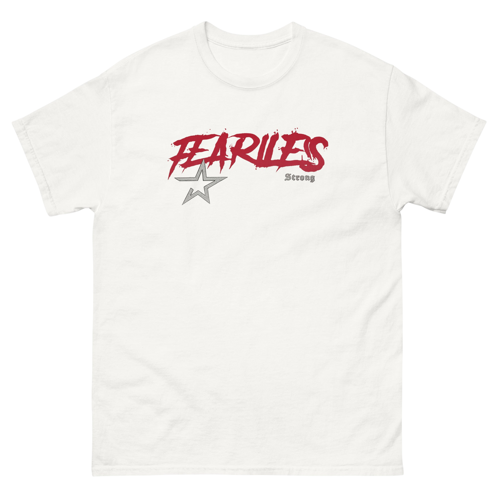 Fearless Strong White Graphic Tee - White / S