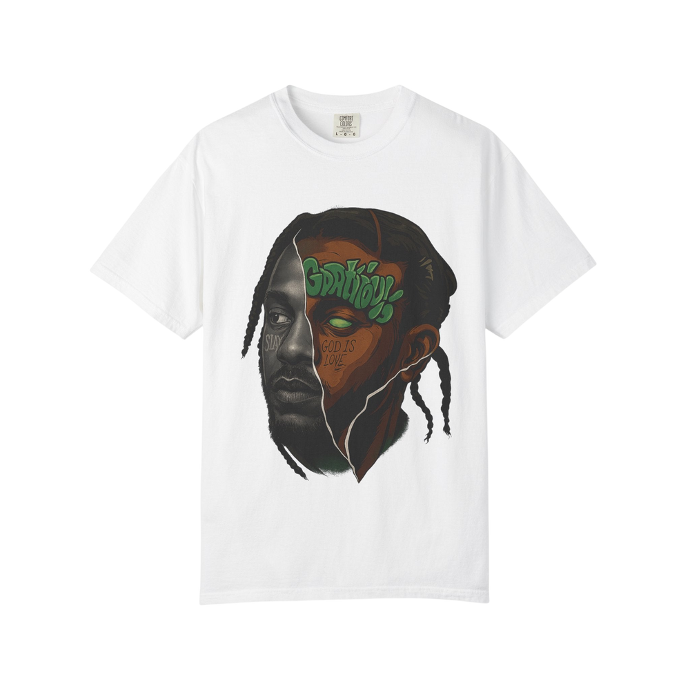 GOAT White Graphic Tee - White / S