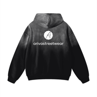 Black gradient hoodie from the Heavyweight Sunfade Oversized Hoodie collection