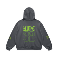 HYPE KING Hoodie – Grey Reign Edition - Carbon Gray / S