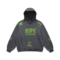 HYPE KING Hoodie – Grey Reign Edition