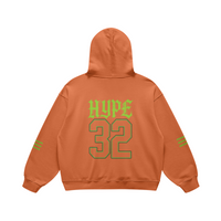 HYPE KING Hoodie – Orange Reign Edition - Copper Red / S
