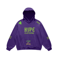 HYPE KING Hoodie – Purple Reign Edition