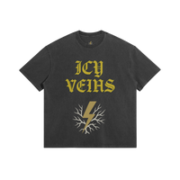 Icy Veins Graphic Tee - Black - Dark Gray / XS