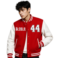 Kira League Varsity Jacket – Red & White Edition