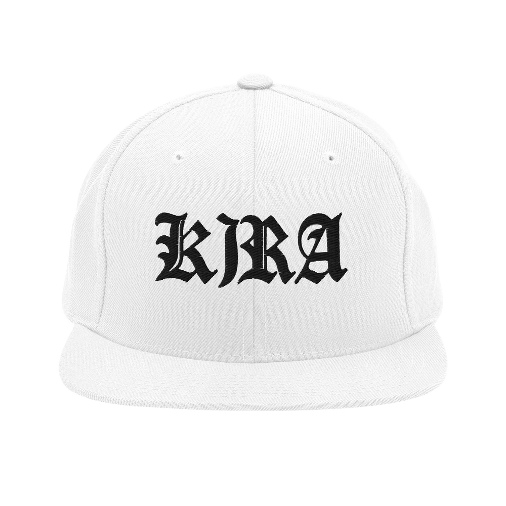 KIRA Streetwear White Snapback Hat - White / One size