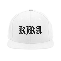 KIRA Streetwear White Snapback Hat - White / One size