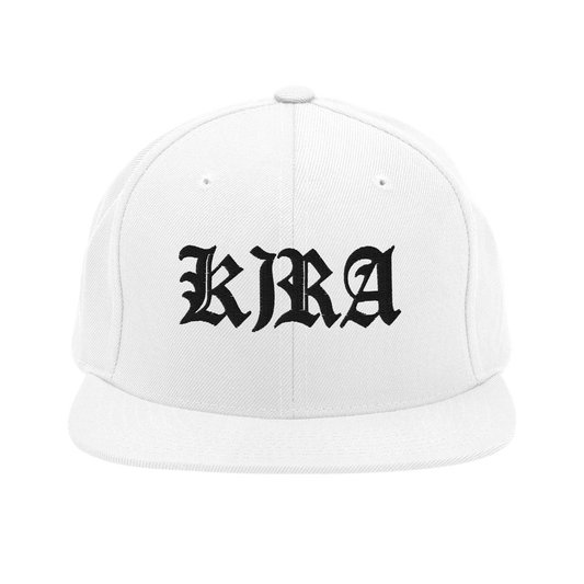 KIRA Streetwear White Snapback Hat - White / One size