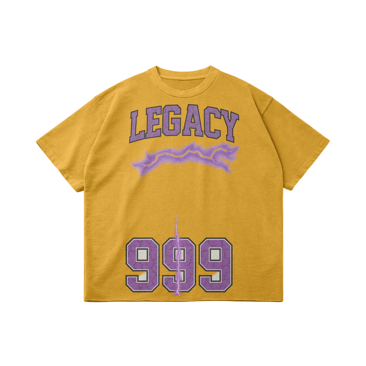 Legacy Lightning 999 Graphic Tee - Yellow - Vintage Yellow / S