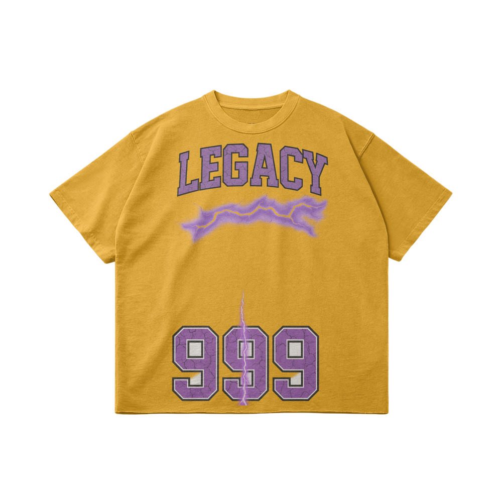 Legacy Lightning 999 Graphic Tee - Yellow - Vintage Yellow / S