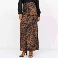 Leopard Print Maxi Skirt