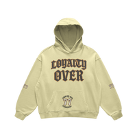 LOYALTY OVER Pullover Hoodies Oversized - Spring Beige - Pale Spring Bud / S