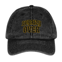 Loyalty Over Vintage Dad Cap - Black / One size