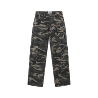 Camouflage cargo pants.