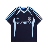 Men’s Dark Blue Soccer Jersey - Blue / L