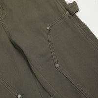 Olive green work pants.