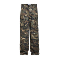 Camouflage cargo pants.