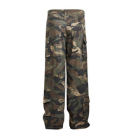 Camouflage cargo pants.