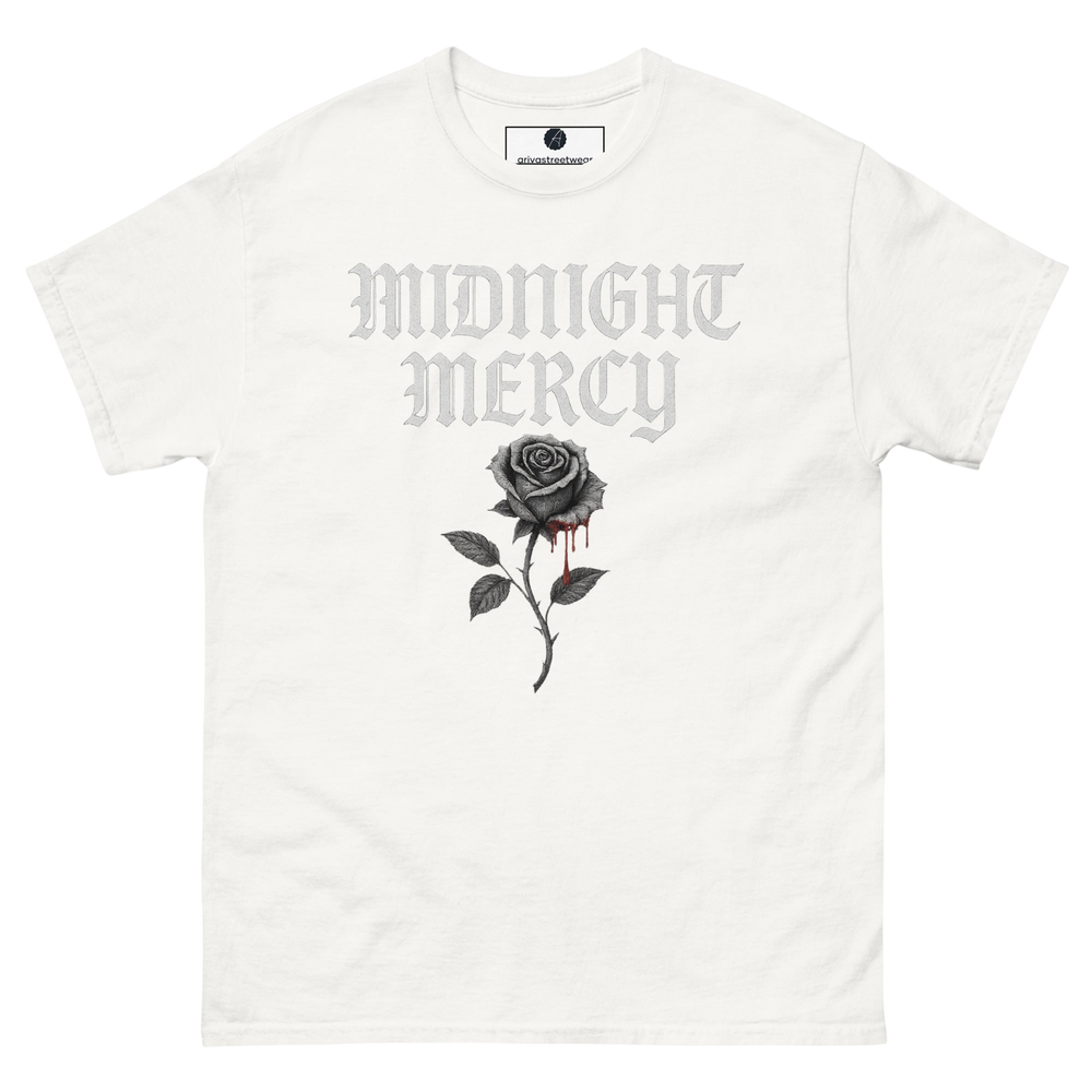 Midnight Mercy Gothic Rose Tee - S