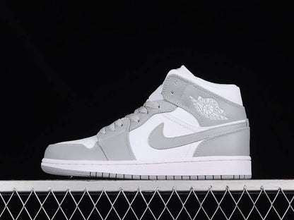 Nike Air Jordan 1 - White Silver - White / 36