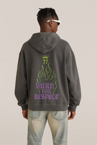 No Mercy 77 Crown Hoodie - CARBON GRAY