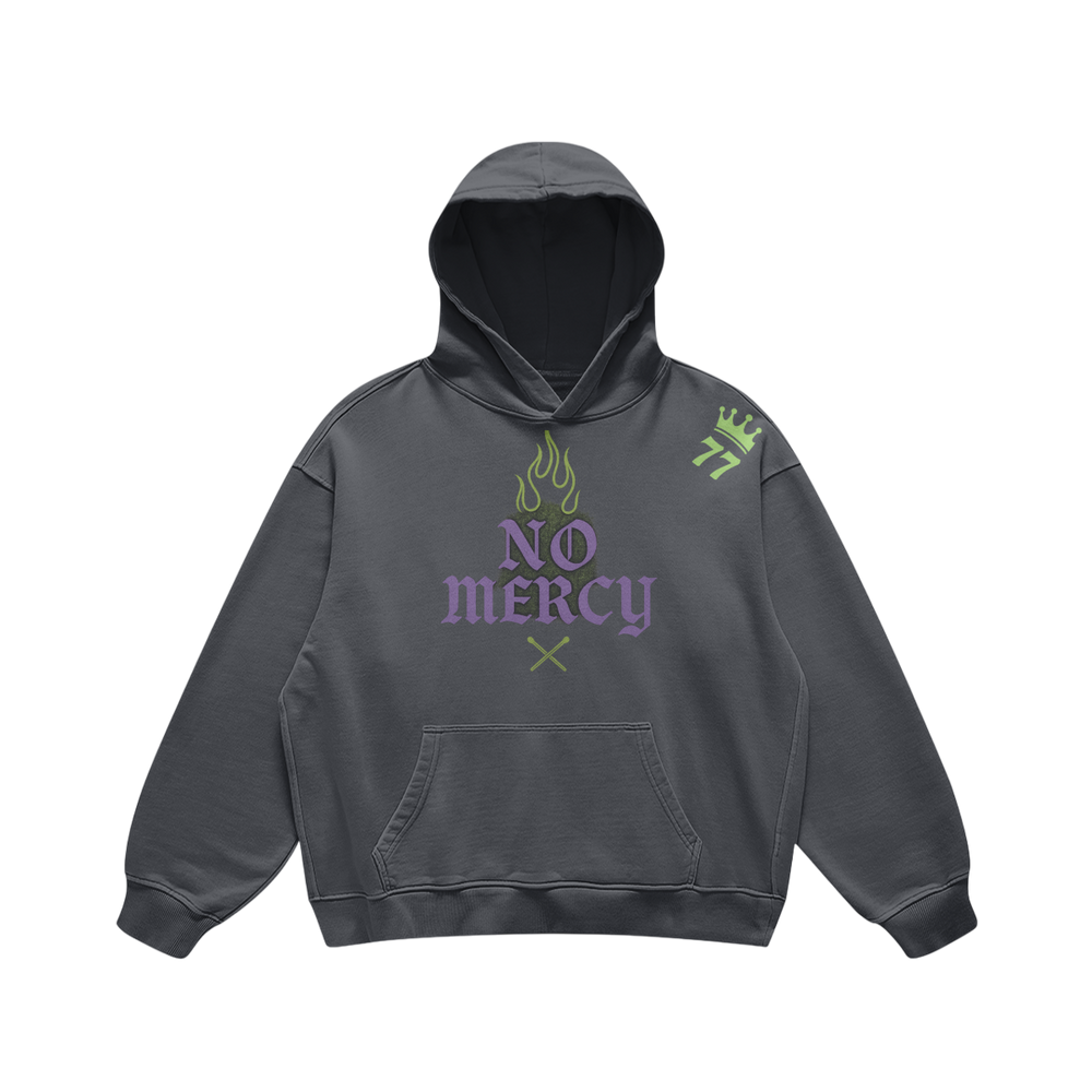 No Mercy 77 Crown Hoodie - CARBON GRAY - Carbon Gray / S