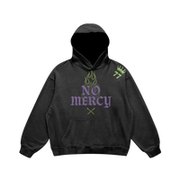 No Mercy 77 Crown Hoodie - FADED BLACK - Faded Black / S