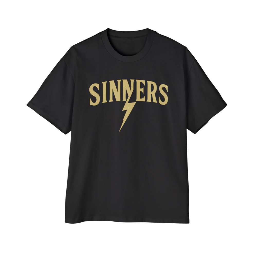 No Saints Club Sinners Black Graphic Tee - Black / S