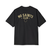 No Saints Club Sinners Black Graphic Tee