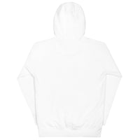 No Saints White Pullover Hoodie - Blue Flames
