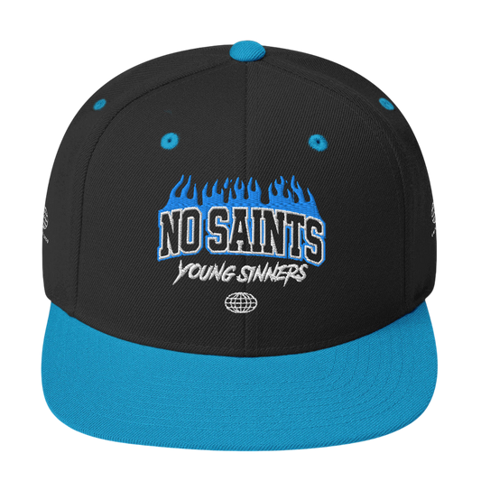 No Saints Young Sinners Snapback Hat - Black / One size